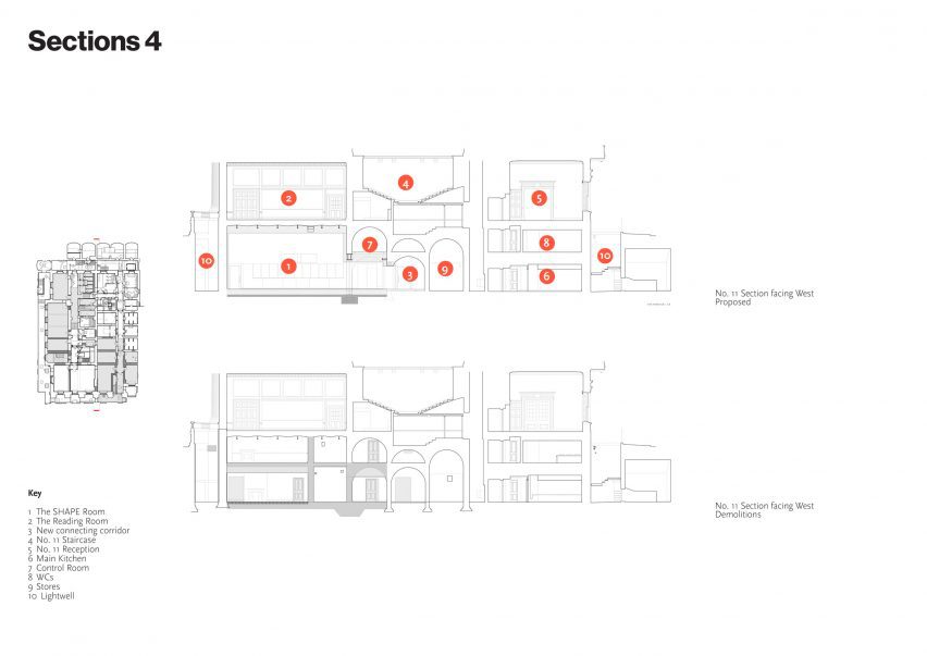 Section of the British Academy by Wright and Wright