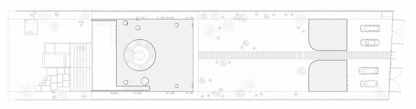 Plan of Casa Suna by YDR Studio
