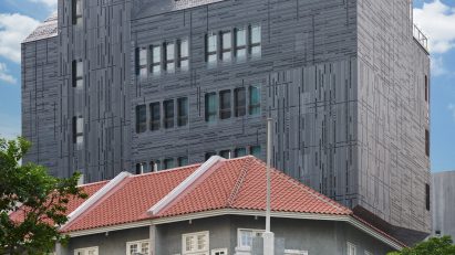 Exterior of 21 Carpenter in Singapore