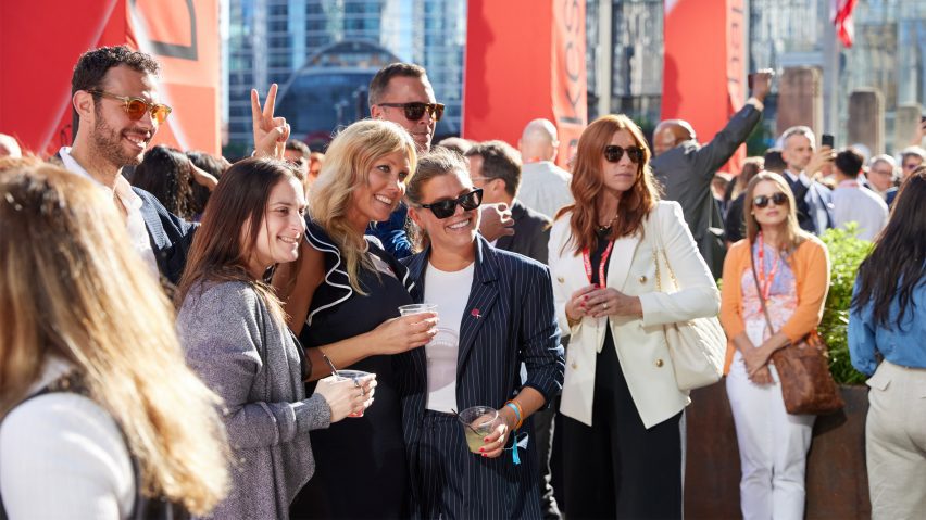 Photo of people at NeoCon