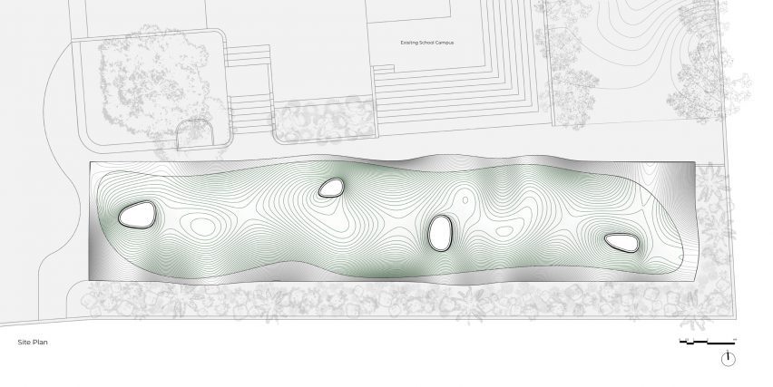 Plan of Cocoon Pre-primary Extension by Andblack Studio
