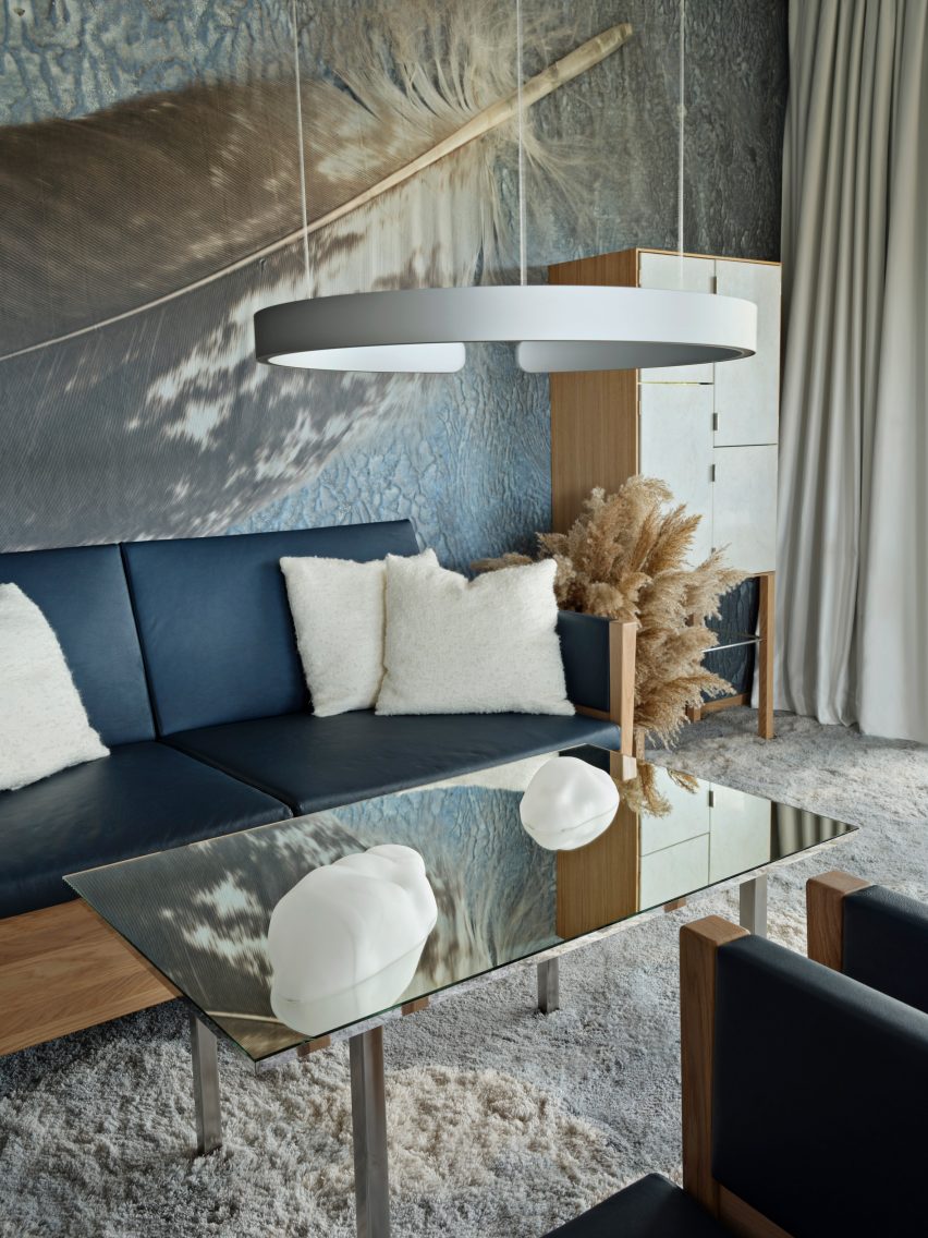 Himmel suite at Arken, at the Eriksberg Hotel and Nature Reserve, by Bernadotte & Kylberg