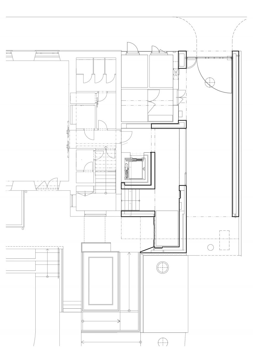 Floor plan of Art Studios of the Faculty of Education by Dilna