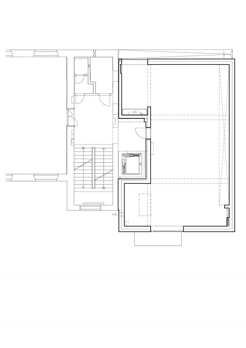 Floor plan of Art Studios of the Faculty of Education by Dilna