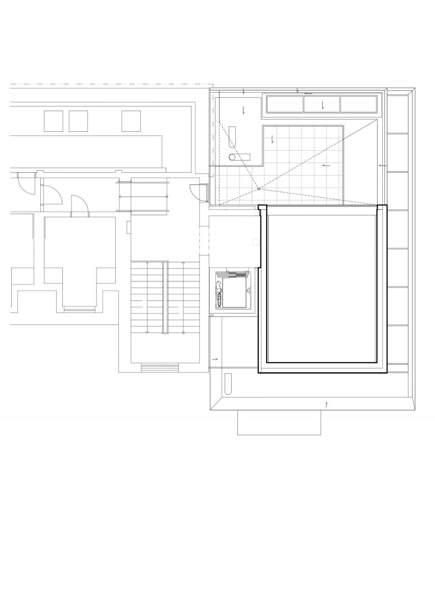 Floor plan of Art Studios of the Faculty of Education by Dilna