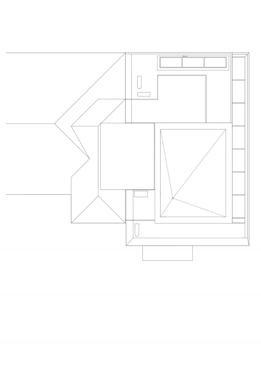 Roof plan of Art Studios of the Faculty of Education by Dilna