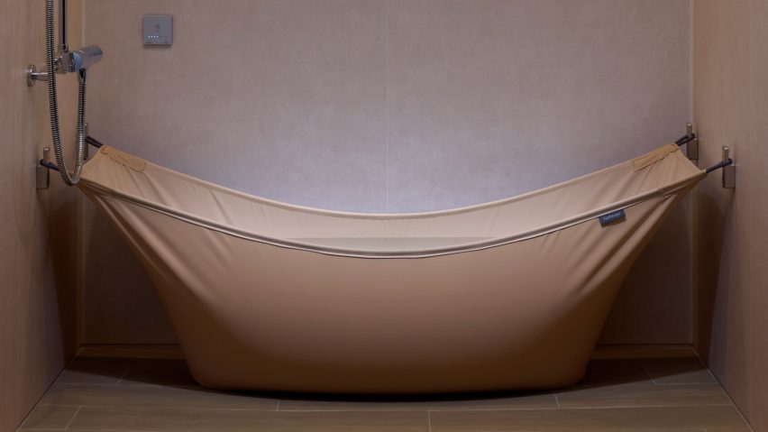 Bathtope is a foldable bathtub that mimics origami