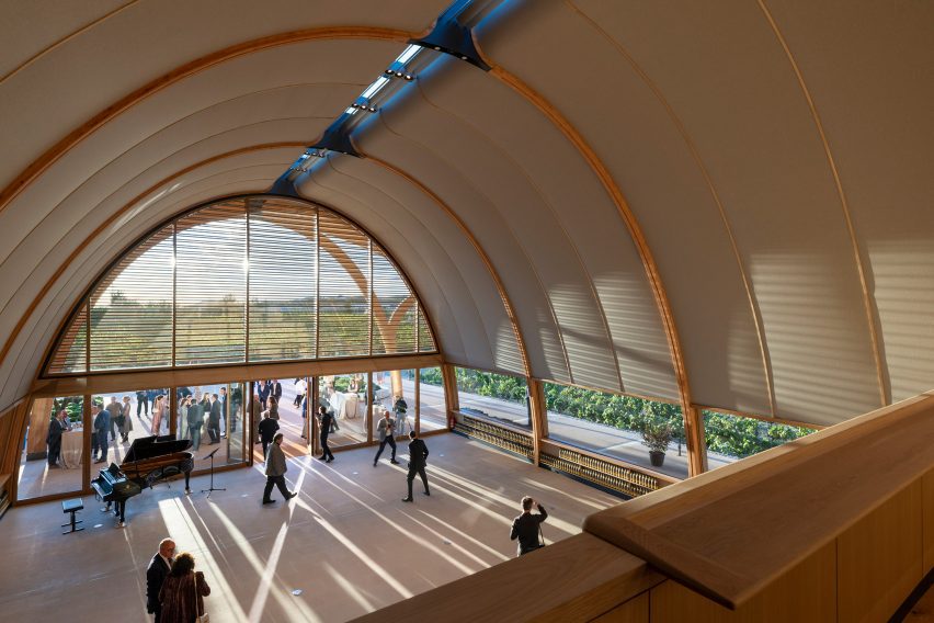 Visitor centre at Bodegas Faustino winery by Foster + Partners