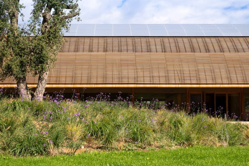 Visitor centre at Bodegas Faustino winery by Foster + Partners