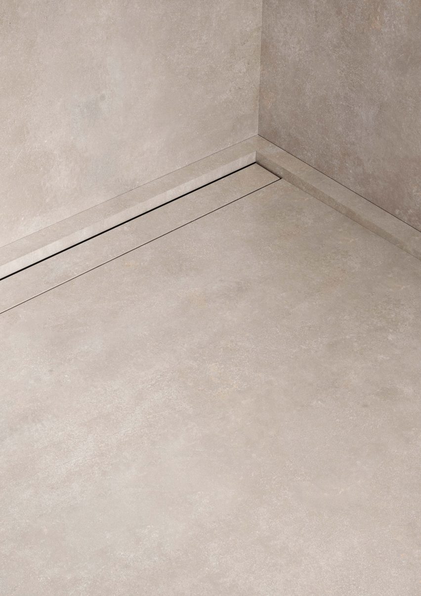 Shower tray from Casalgrande Padana's Aquatio collection