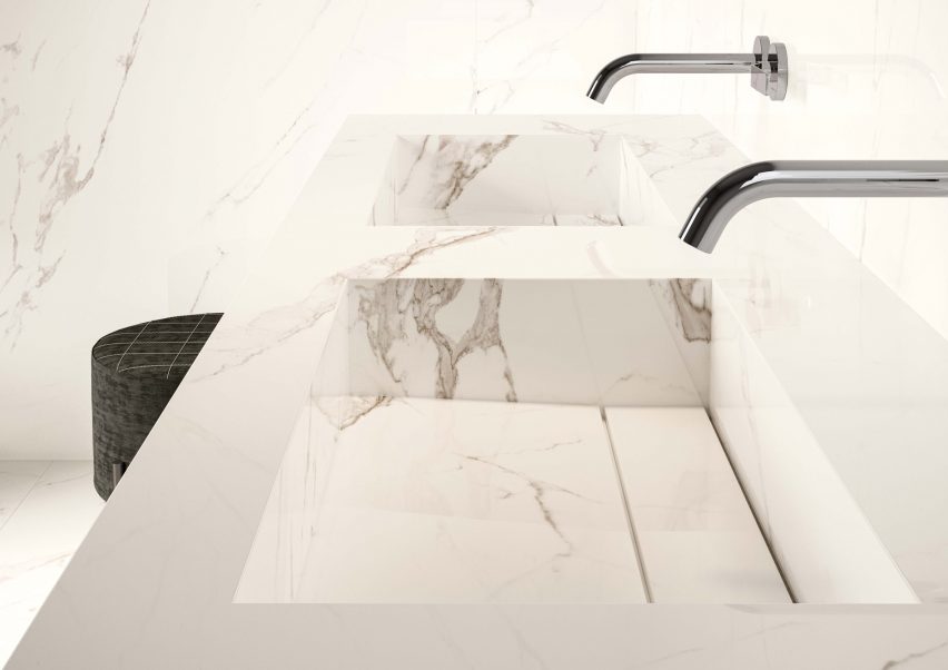 Double basin from Casalgrande Padana's Aquatio collection