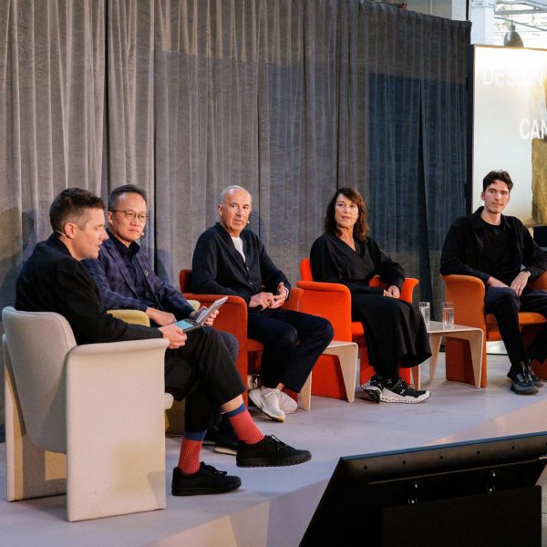 Panellists from left to right: Max Fraser, Mitch Yang, Sam Hecht, Kim Colin, Leo Leitner