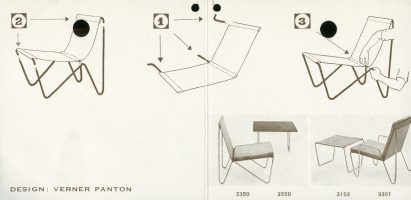 Bachelor chair by Verner Panton