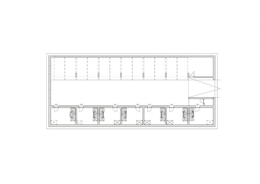 Buitenplaats Koningsweg housing basement plan by MVRDV