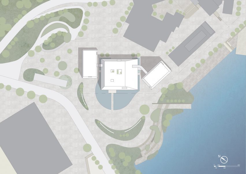 Site plan of Flickering Peak by Wutopia Lab