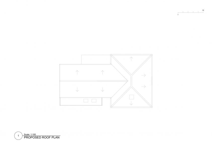 Proposed roof plan Station Road