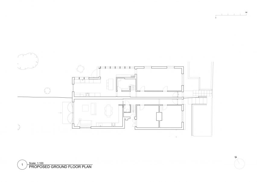 Proposed ground floor plan Station Road