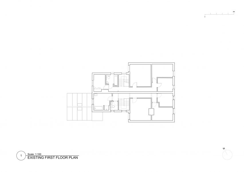 Existing first floor plan Station Road