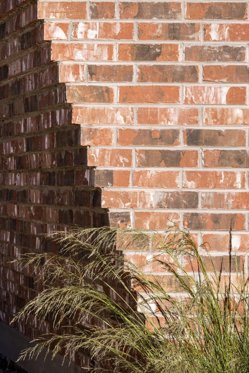 Brick apartment building