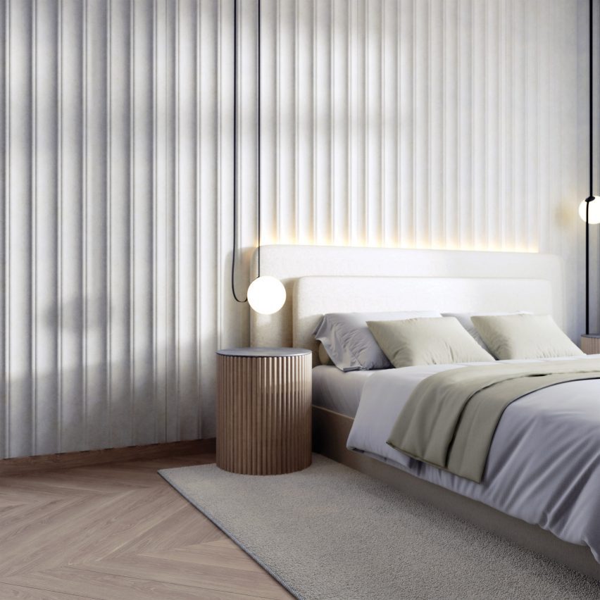 Emboss acoustic wall panel by Zintra Acoustic