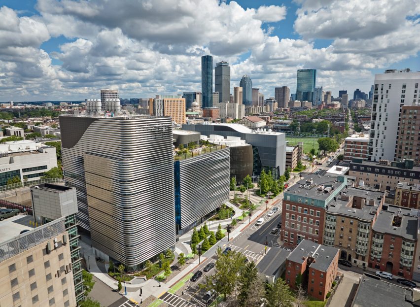 Education building at Northeastern University