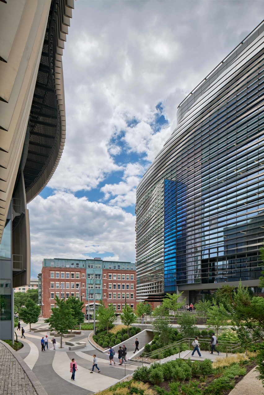 Education building at Northeastern University