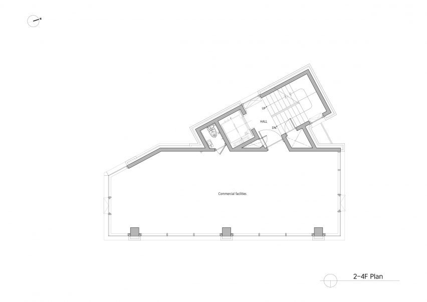 Plan of Fillome Building by Sosu Architects