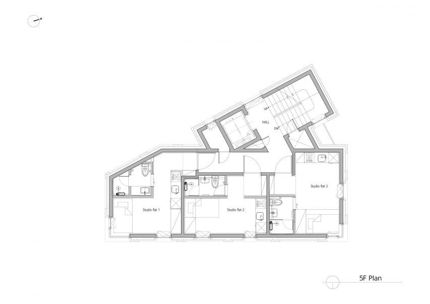 Plan of Fillome Building by Sosu Architects