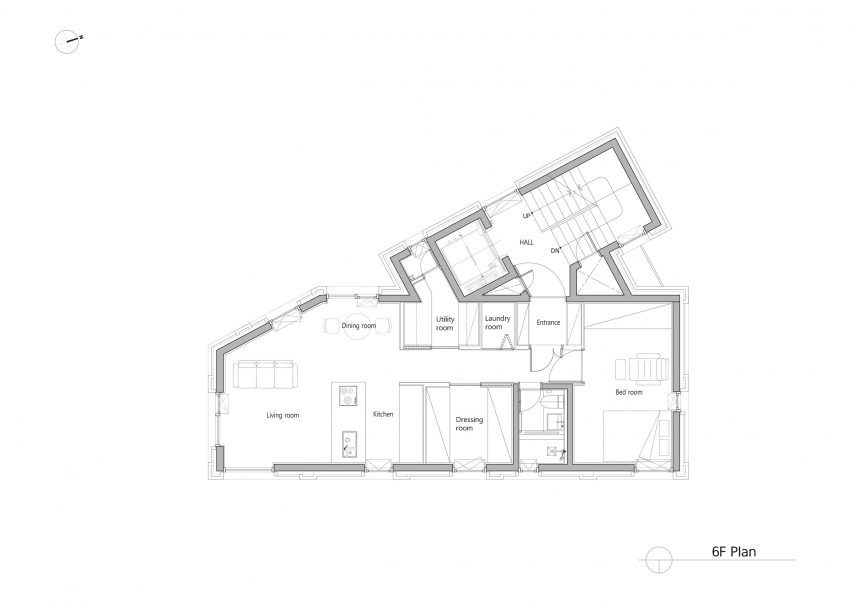 Plan of Fillome Building by Sosu Architects