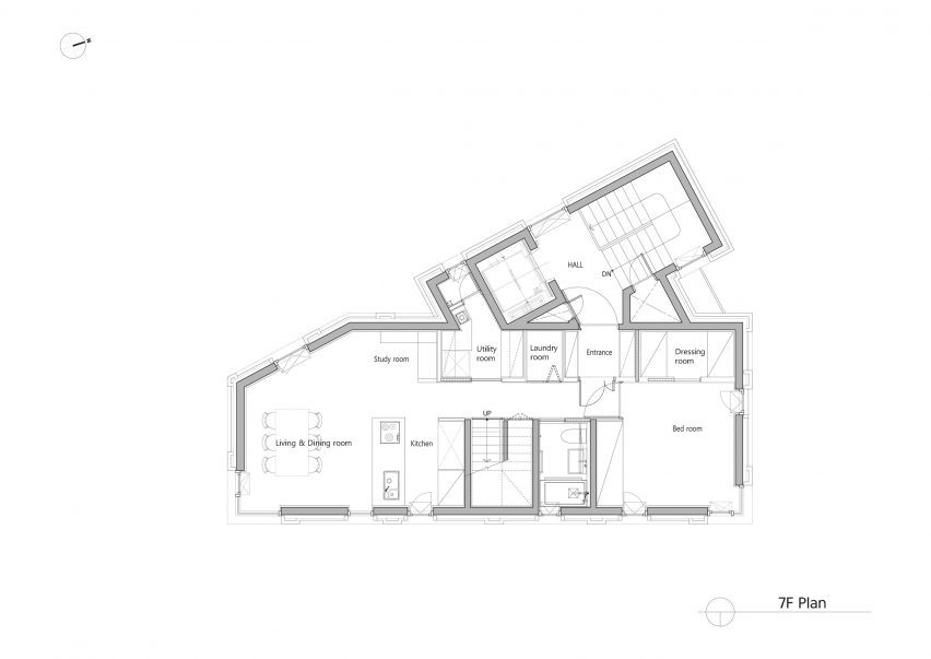 Plan of Fillome Building by Sosu Architects