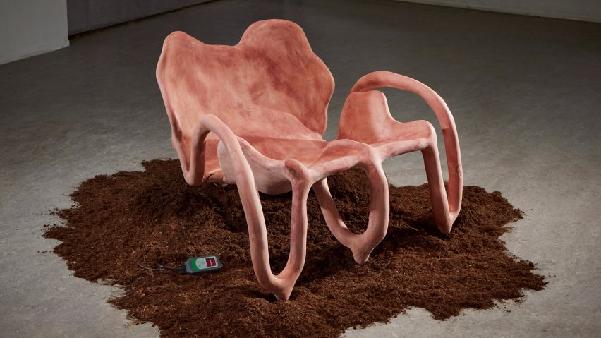Six trends from Dutch Design Week 2024 including polluted materials and conceptual dinners