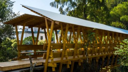 Covered Bridge on Aqueduct by IARA