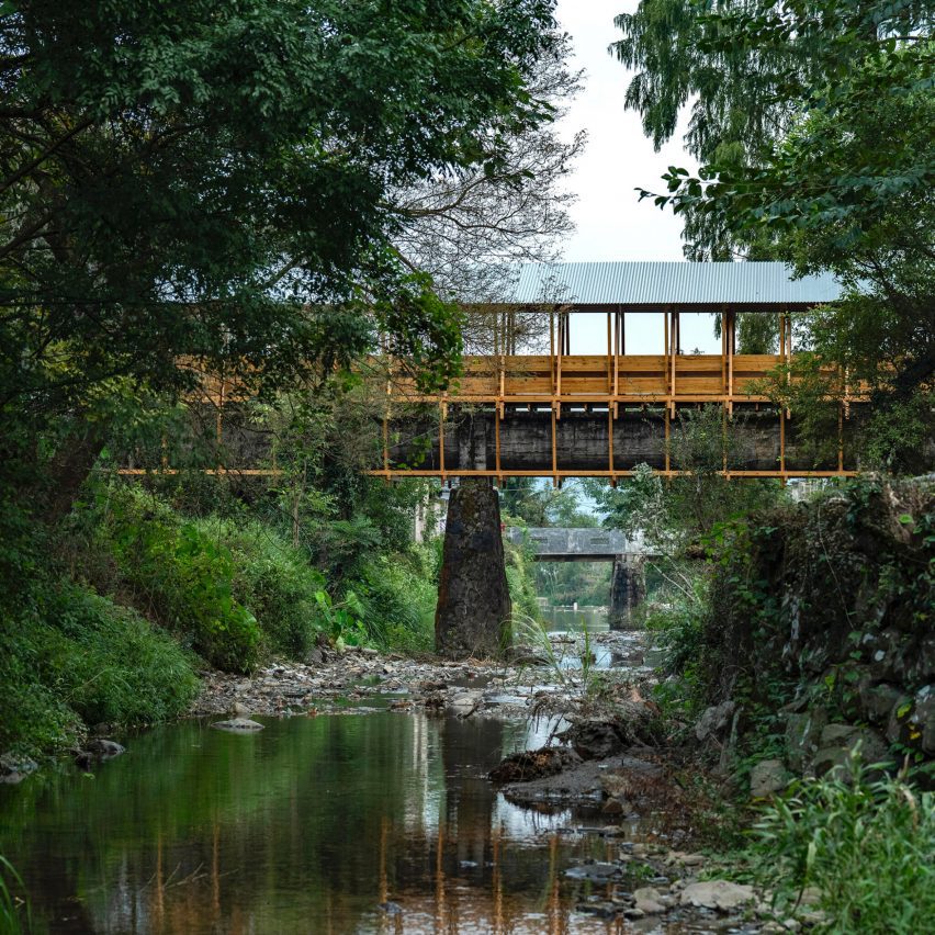 Covered Bridge on Aqueduct by IARA