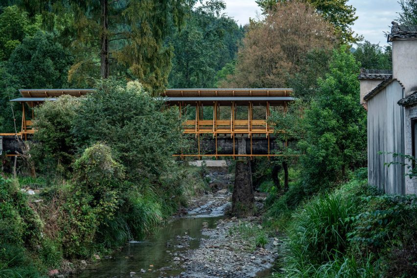 Covered Bridge on Aqueduct by IARA