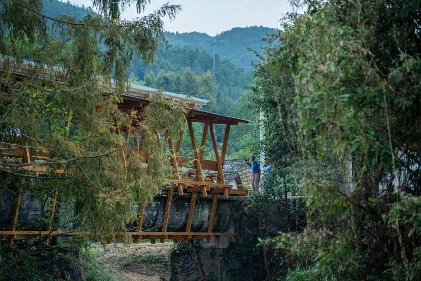 Covered Bridge on Aqueduct by IARA