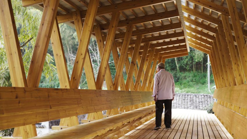 Covered Bridge on Aqueduct by IARA