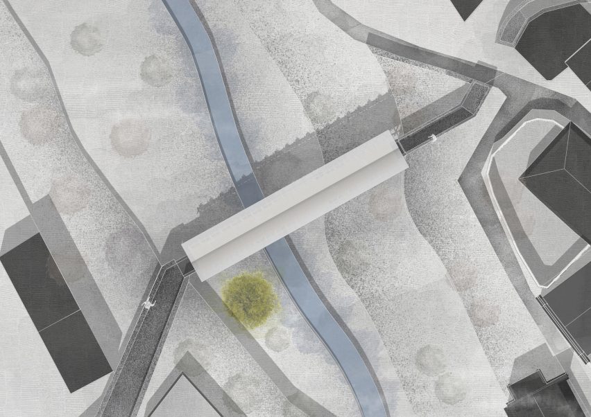 Plan of Covered Bridge on Aqueduct by IARA