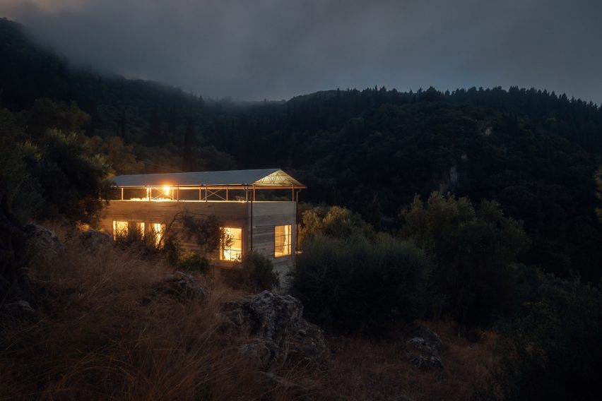 House in an Olive Grove by Piers Taylor