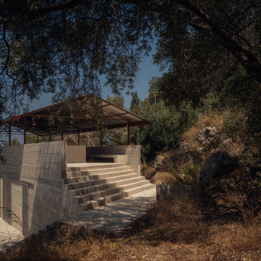 House in an Olive Grove by Piers Taylor