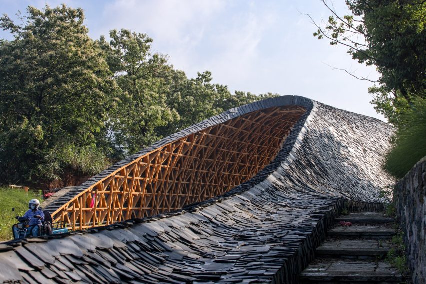 Woven Gateway and Sky Ring by Line+ Studio
