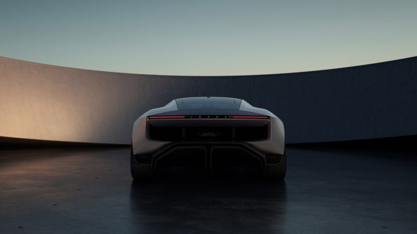 Rear view of Lotus Theory 1