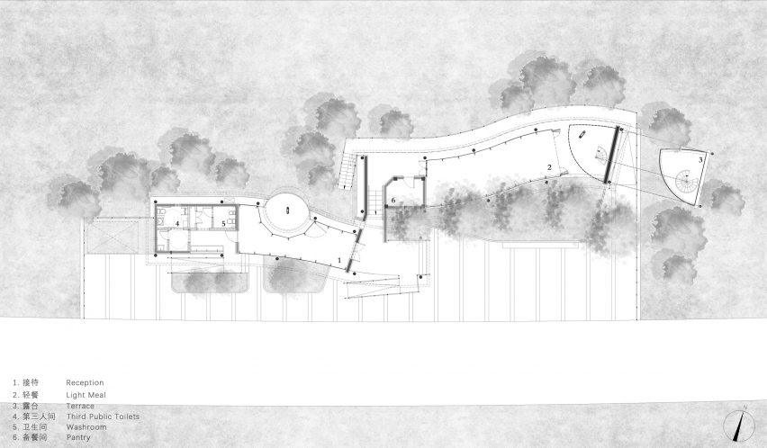 Plan of Dongdan Grassland Sea Ruins Station by Mur Mur Lab