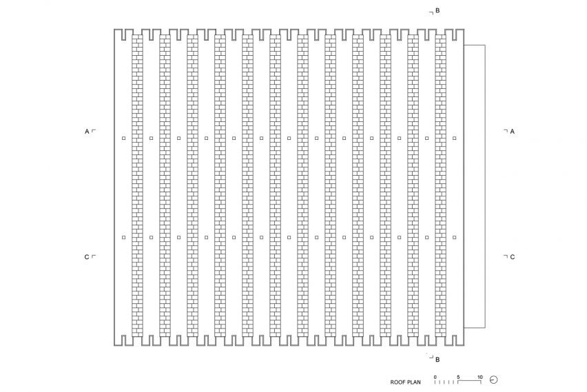 Plan of Mladinska Knjiga Printing House by OFIS Arhitekti