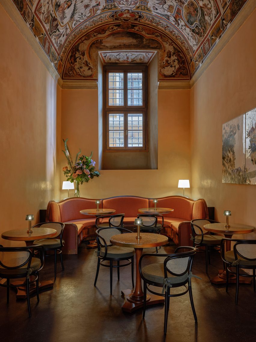 Bar at Palazzo Talia by Luca Guadagnino