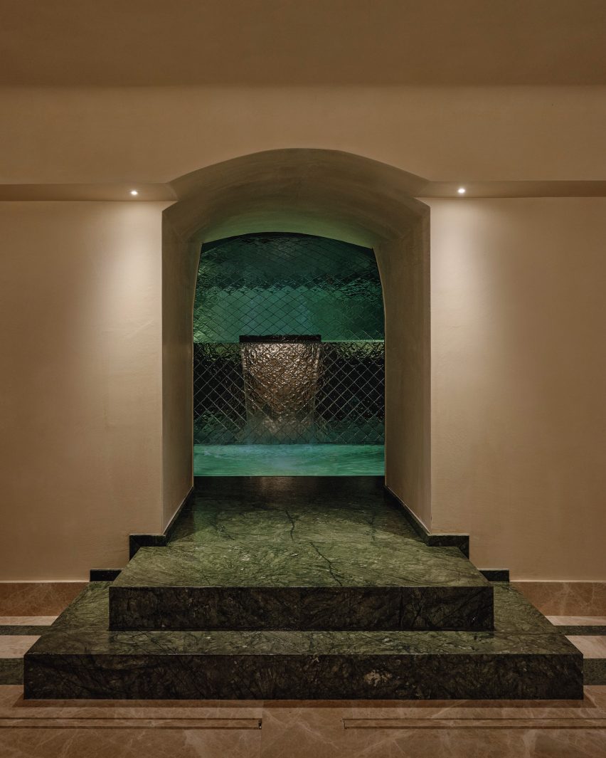 Spa at Palazzo Talia in Rome, Italy
