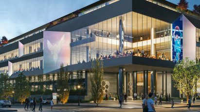 Populous Hornets facility in Charlotte rendering
