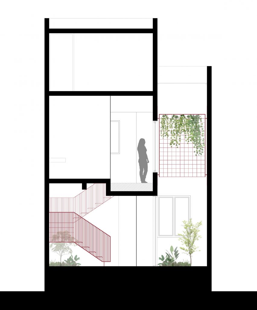 Section of Porous Adobe by Rahul Pudale Design