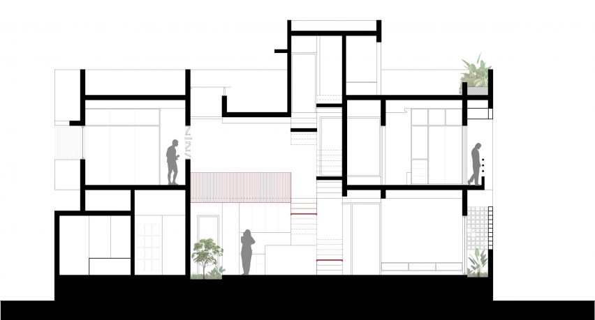 Section of Porous Adobe by Rahul Pudale Design