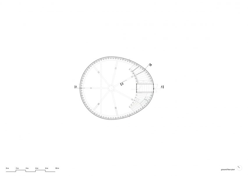 Plan of Our Lady of Sorrows Chapel by RCNKSK