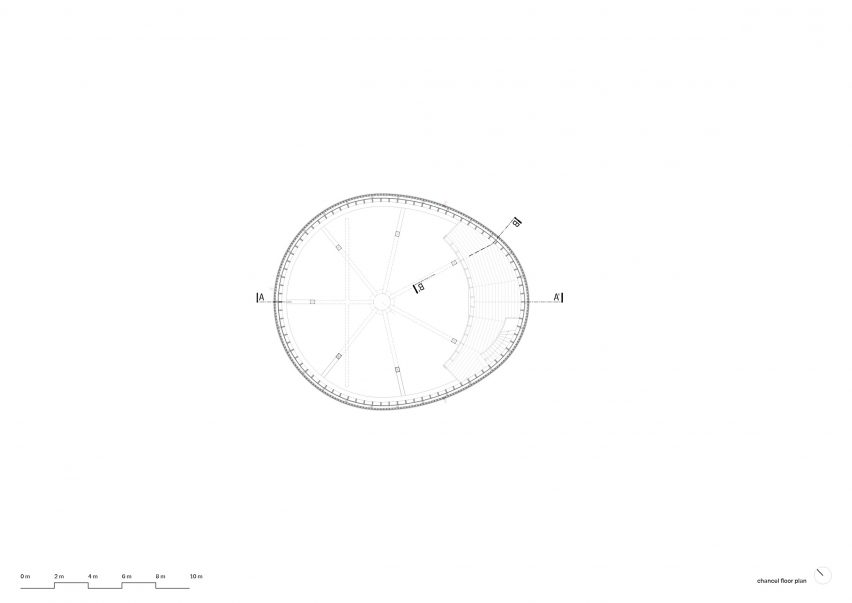 Plan of Our Lady of Sorrows Chapel by RCNKSK
